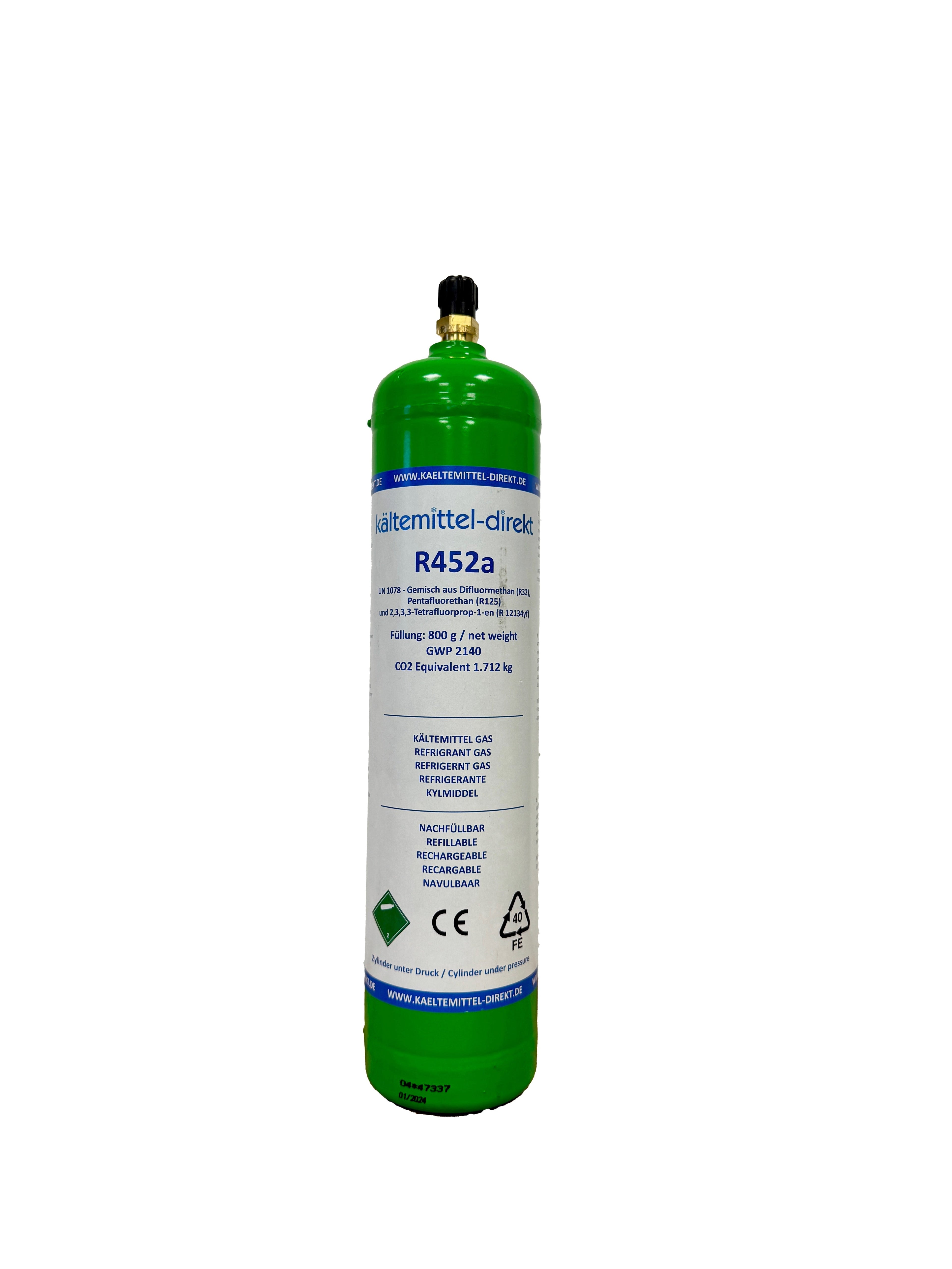 800g Kältemittel R452a